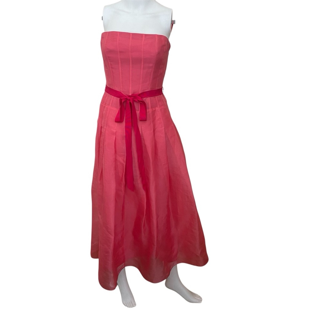 Kay Unger Strapless Tea Length Dress/Size 6 Vintage